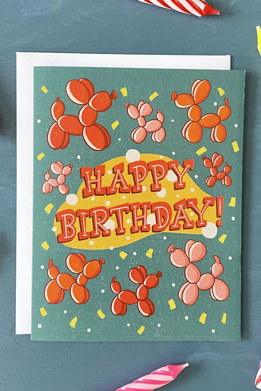 Balloon Animal Birthday Card