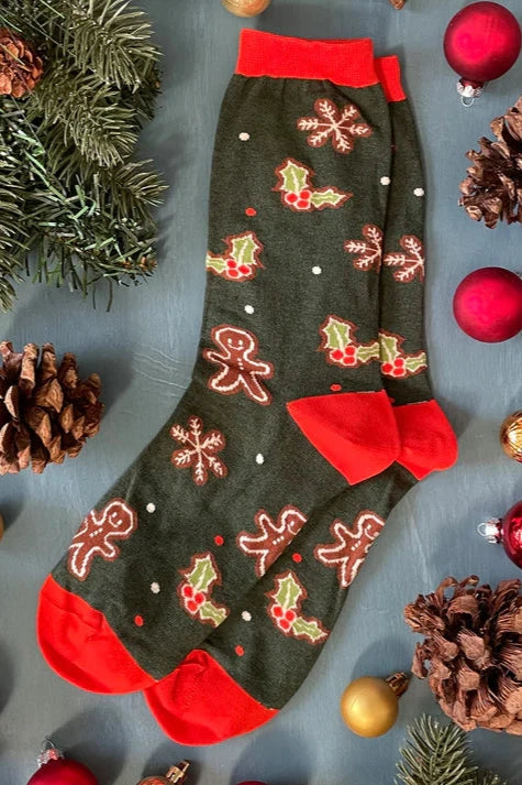 Gingerbread Socks