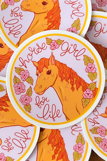 Horse Girl Sticker
