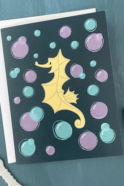 Baby Seahorse Card