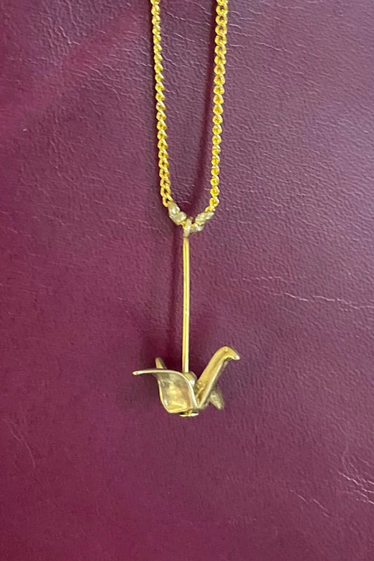 Crane Necklace