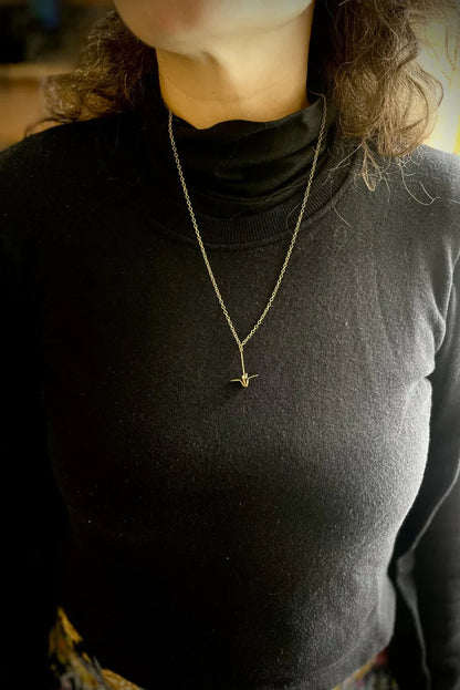 Crane Necklace