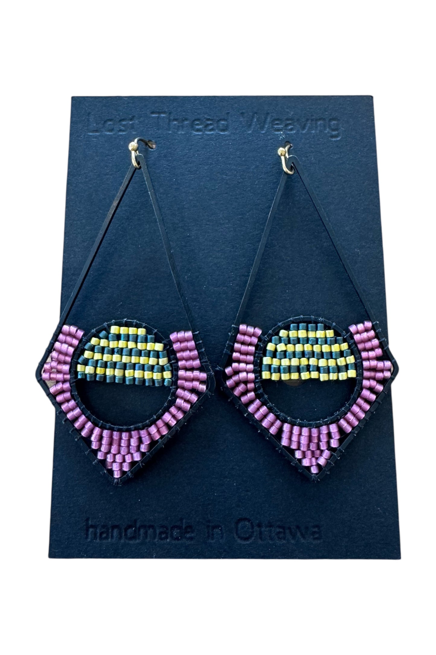 Black Diamond Sunset Dangles - MADE TO ORDER