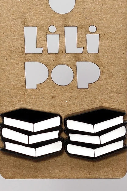 Lili0573 Books Stud Earrings