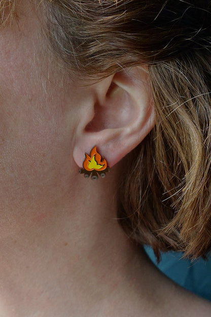 Lili0607 Campfire Stud Earrings
