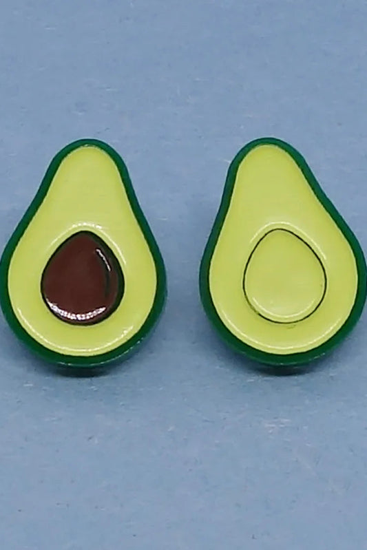 Lili0714 Avocado Stud Earrings