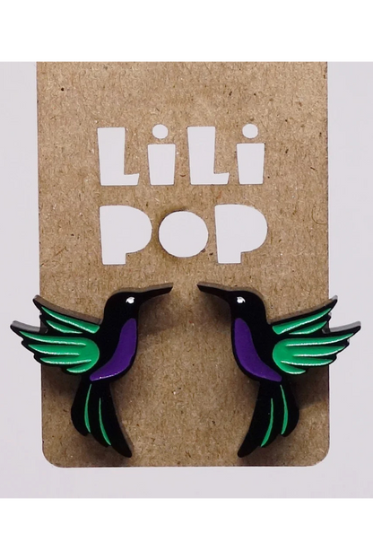 Lili0791 Humming Bird Earrings