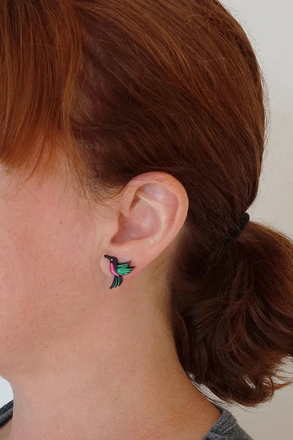 Lili0791 Humming Bird Earrings