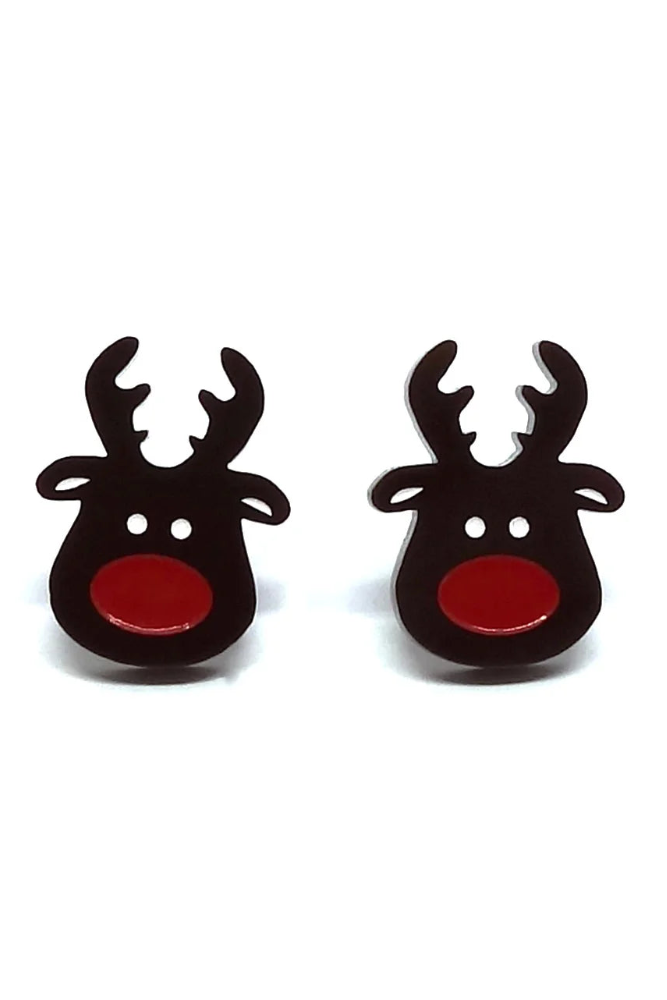 Lili0489 Reindeer Stud Earrings