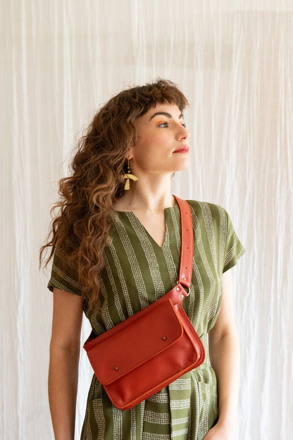 Hatley Recycled Leather Belt Pouch