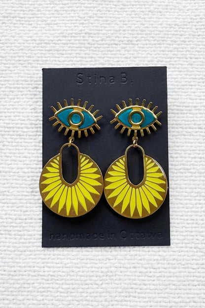 Corona Eye Earrings