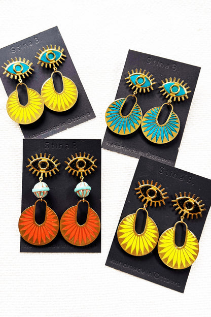 Corona Eye Earrings