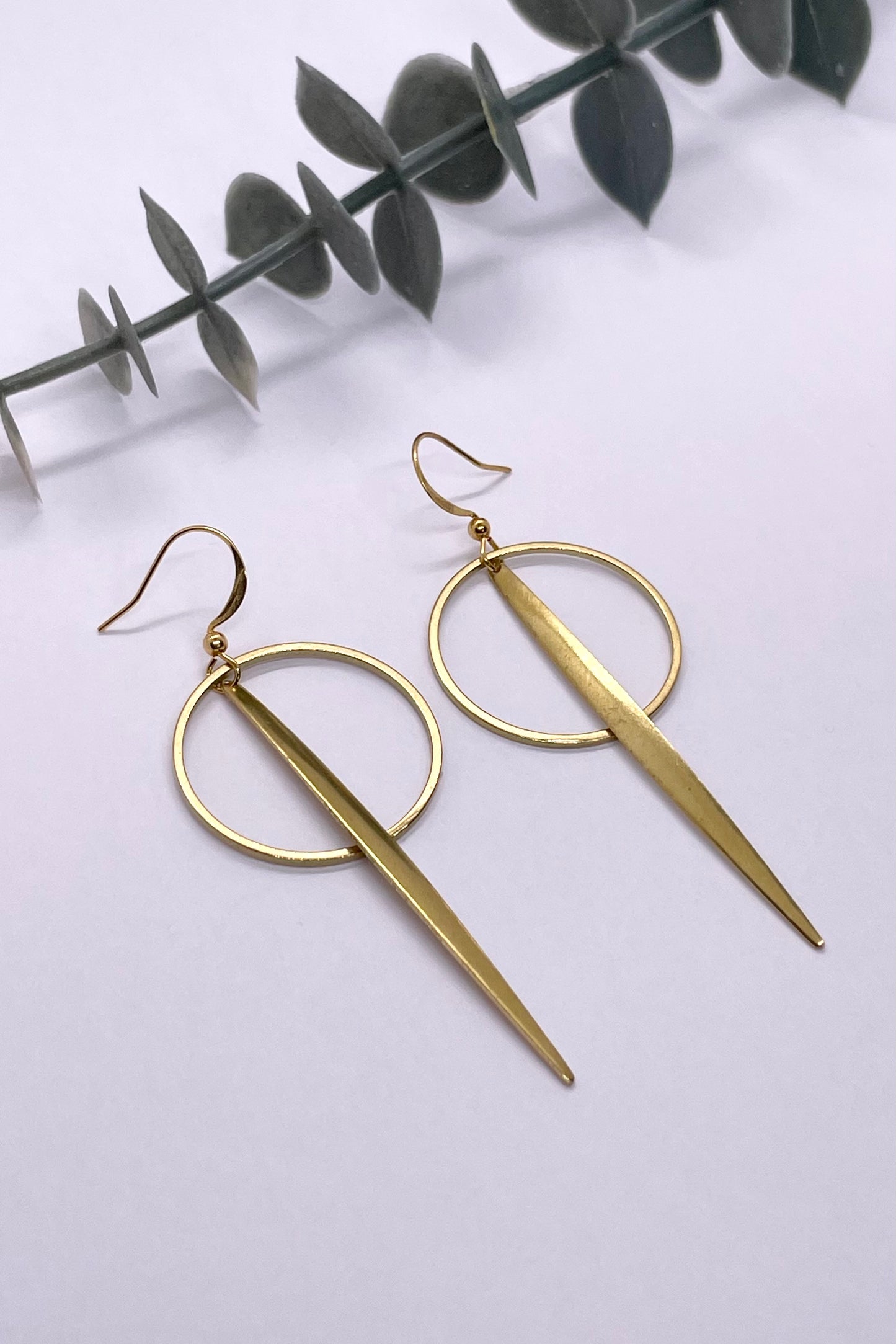 Gianna Brass Earrings