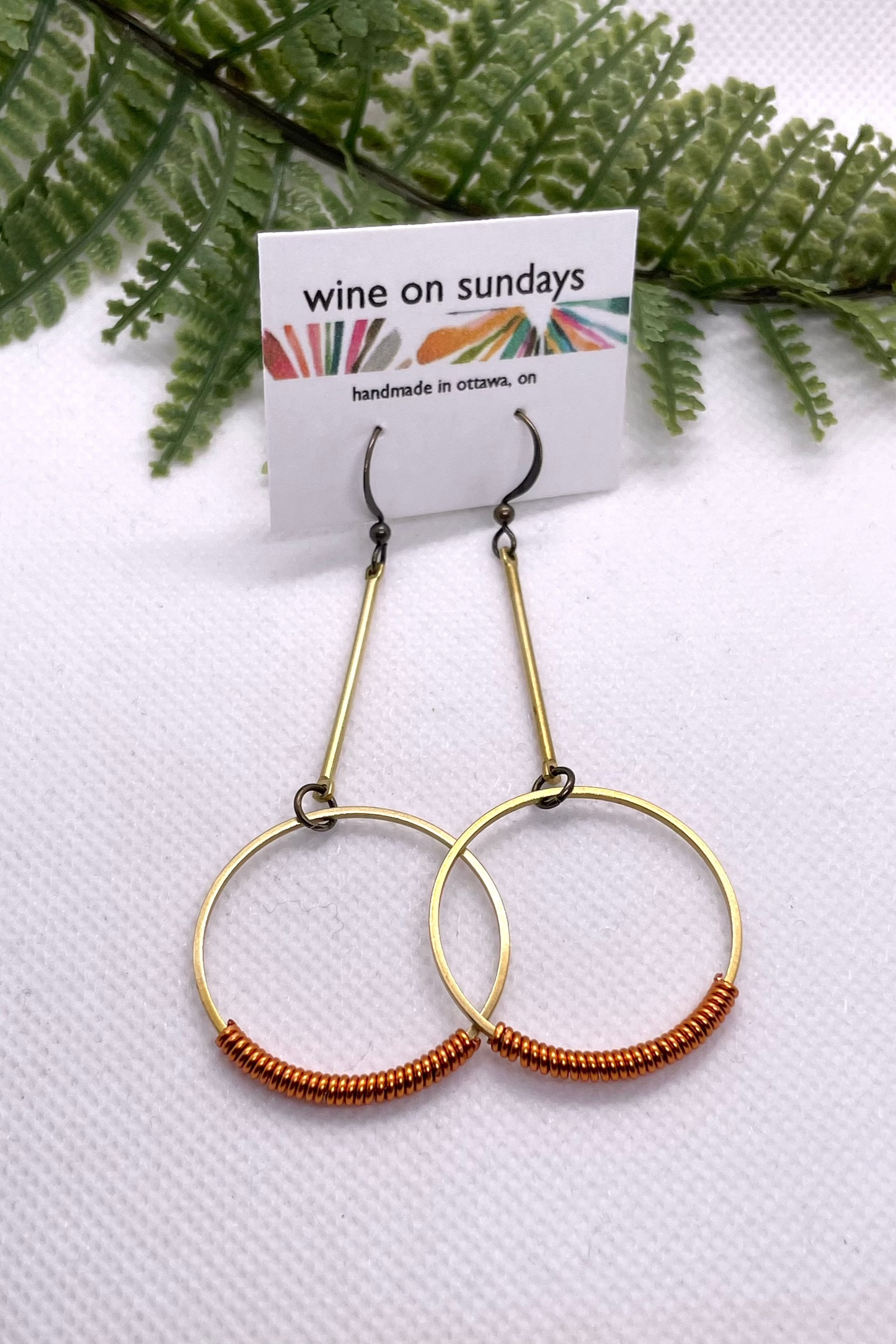 Casey Wire Wrapped Drop Earrings