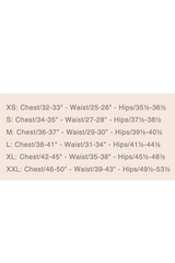 Eve Lavoie Size Chart