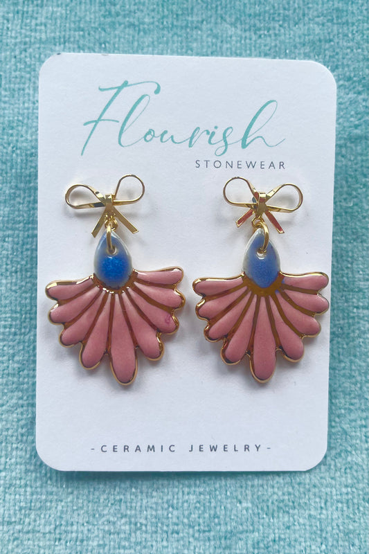 Lotus Dangle Earrings