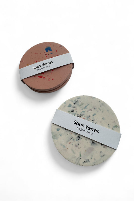 Terrazzo Coasters (Set of Two)