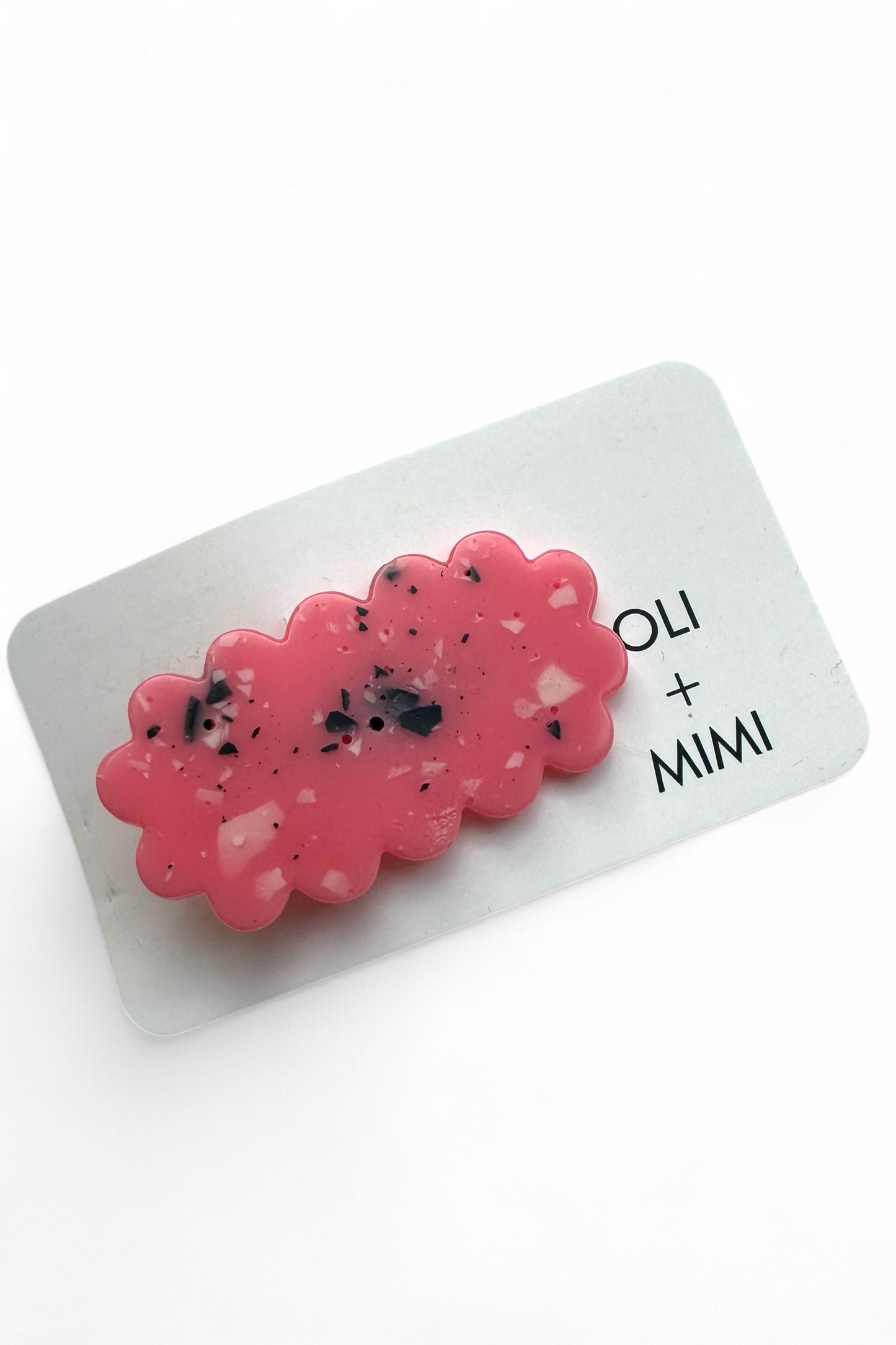 Resin Hair Clips - BUBBLE