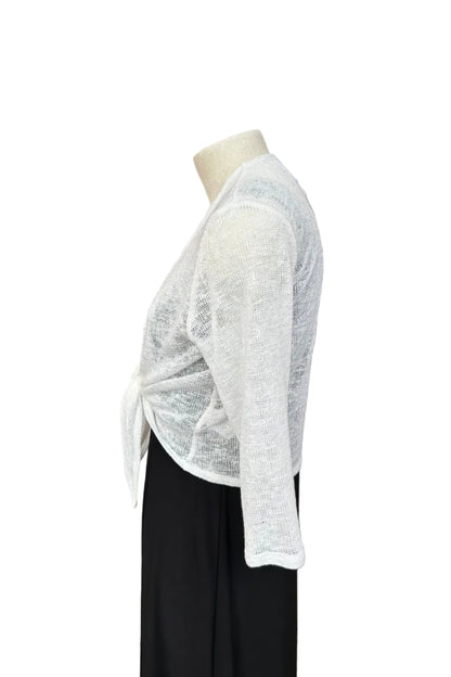 Raina Tie-Front Bolero