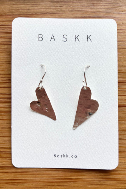 Imperfectly Perfect Heart Earrings