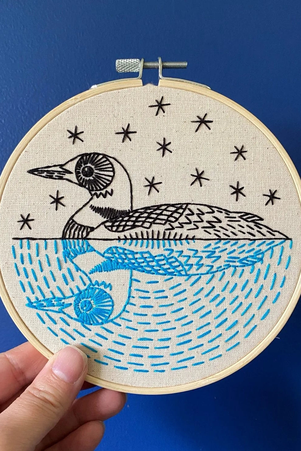Loon Complete Embroidery Kit