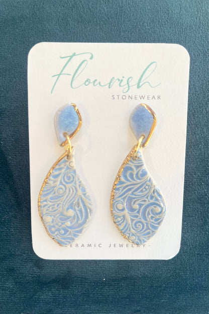 Blue Drop Dangle