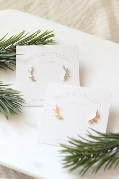 Mini Antler Earrings