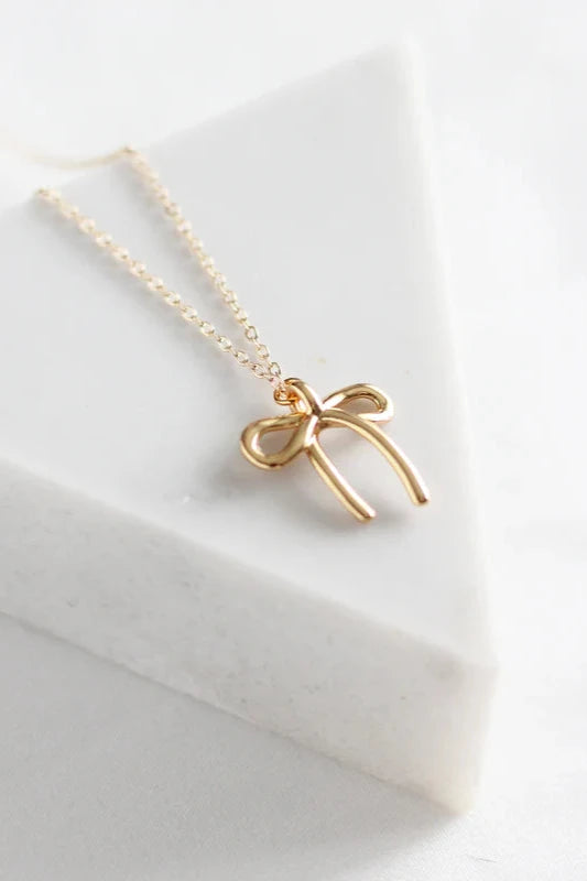 Bow Necklace