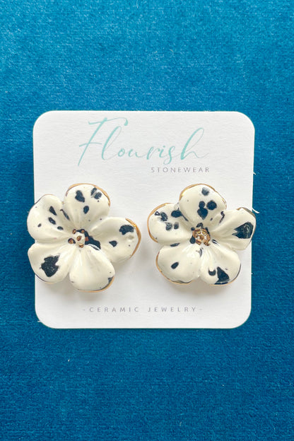Large Flower Stud