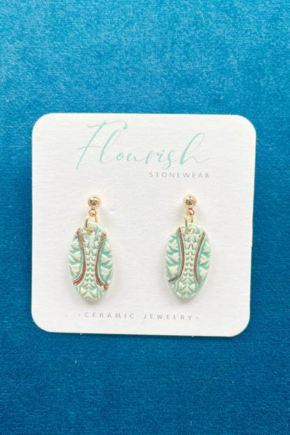 Engraved Dangle Earrings