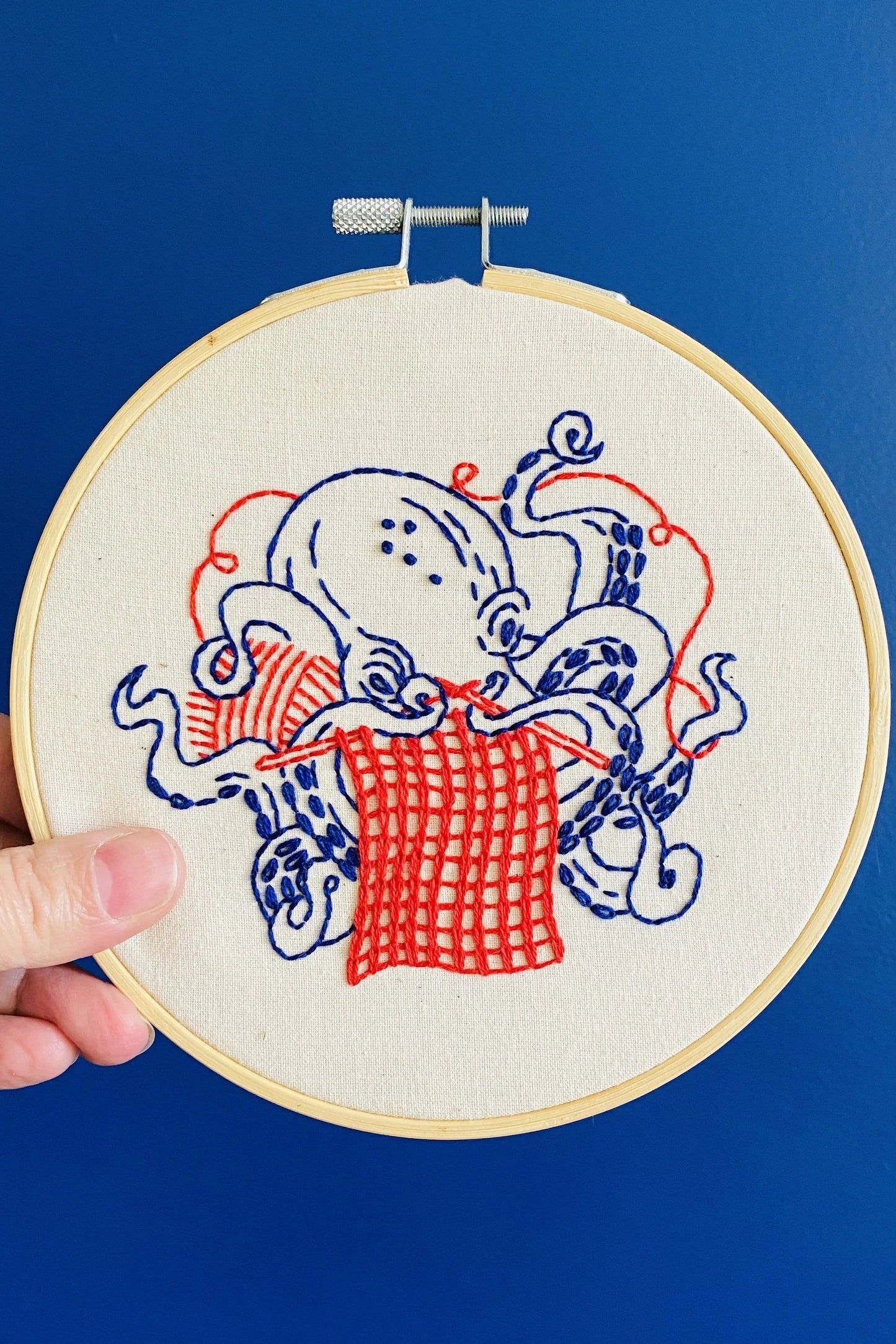Octopus Complete Embroidery Kit