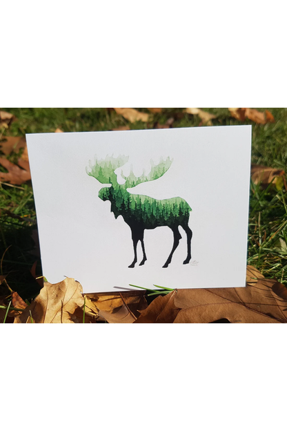 Canadian Wildlife Cards - Animal Silhouettes