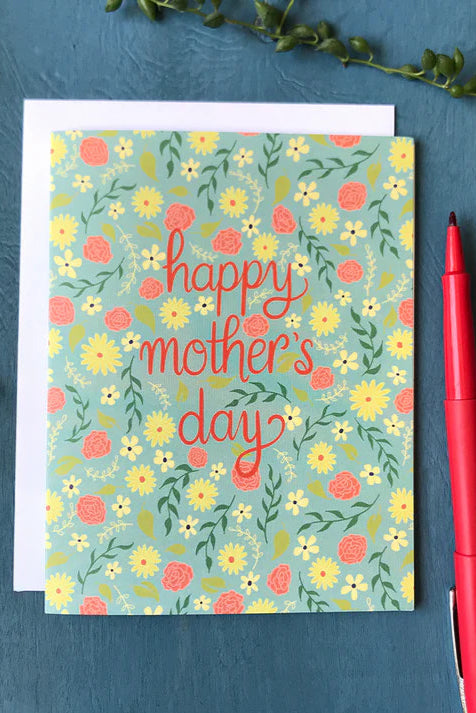 Happy Mother's Day Floral Card