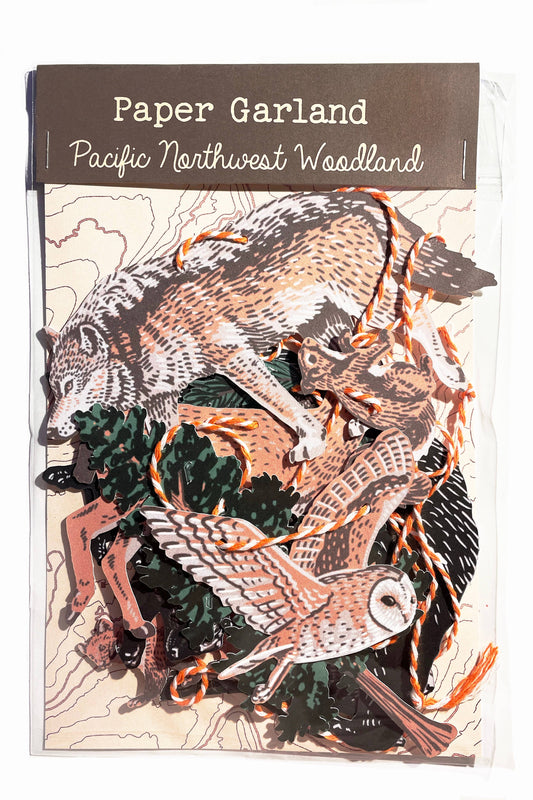 Pacific Northwest Woodland Paper Garland
