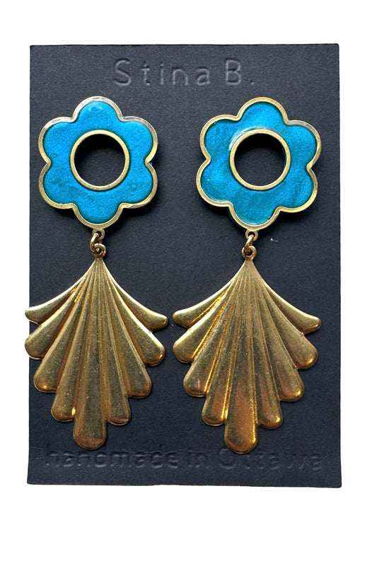 Zuri Flower Dangle Earrings