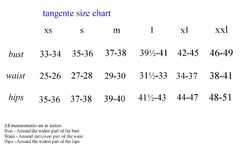 Tangente size Chart