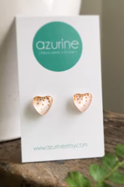 Heart Stud Earrings