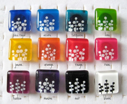 Square Stud Earrings