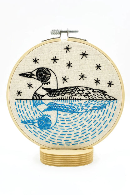 Loon Complete Embroidery Kit