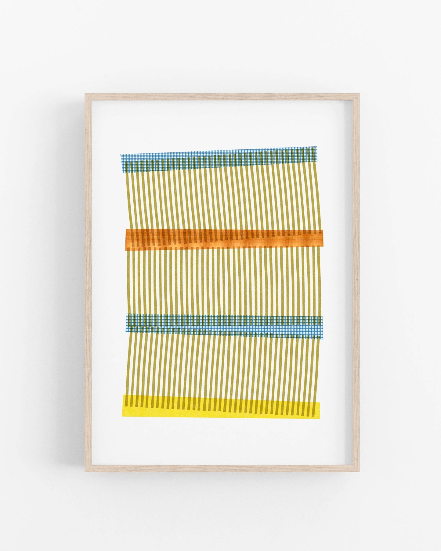 Twist • Modern Risograph Print