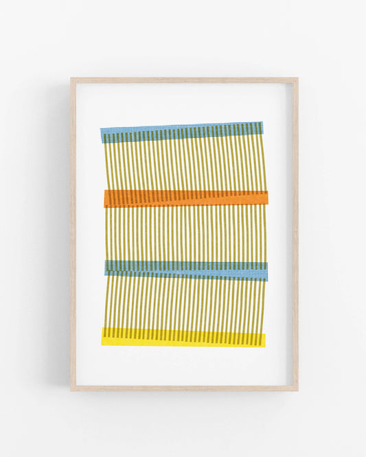 Twist • Modern Risograph Print