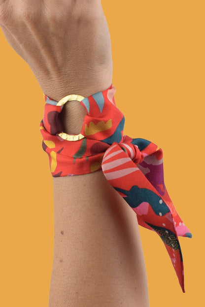 Gold Scarf Ring