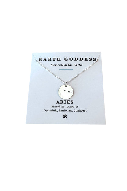 Sterling Silver Astria Zodiac Necklace