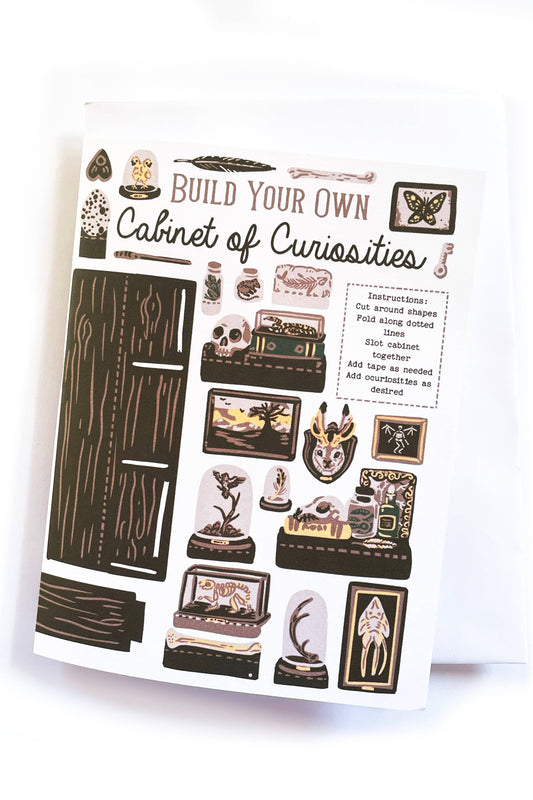   Build your own Cabinet of Curiosities Card