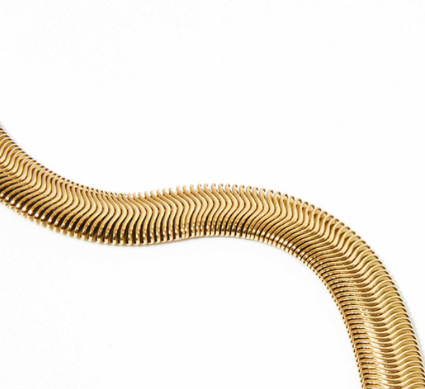 Snake Herringbone Steel Chain bracelet- Waterproof