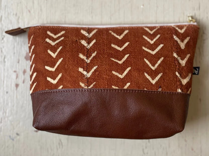 La Trousse - Leather and Fabric Pouch