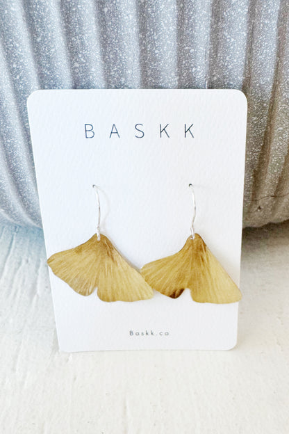 Ginkgo Dangle Earrings