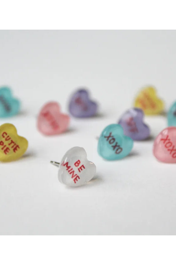 Candy Heart Stud Earrings