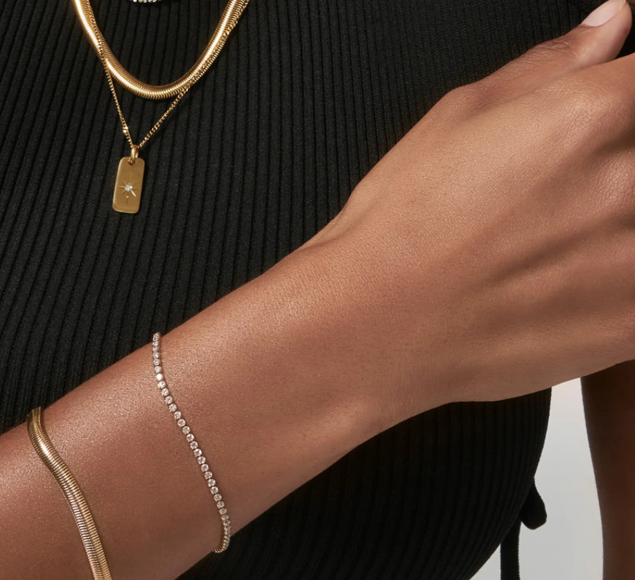 Snake Herringbone Steel Chain bracelet- Waterproof