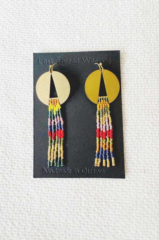 Cleopatra Earrings Long Beaded earrings